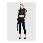Sisley Kadın Lacivert Slim Fit Gabardin Pantolon