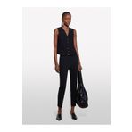 Sisley Kadın Siyah Slim Fit Gabardin Pantolon