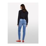Sisley Kadın Streç Pamuklu Taş Yıkama Yüksel Bel Slim Fit Pantolon 325P47Kzle044-Sıs902
