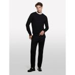 Sisley Kaşmir Karışımlı Bisiklet Yaka Kazak - Siyah - XL