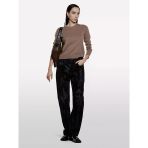Sisley Kaşmir Karışımlı Regular Fit Kazak Kadın Kahverengi Kazak - 325A102hm100f