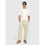 Sisley Keten Karışımlı Normal Kesim Bisiklet Yaka T-Shirt Erkek 2V3 T-Shirt - 324P3ıycs103t