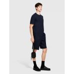 Sisley Keten Karışımlı Normal Kesim Bisiklet Yaka T-Shirt Erkek Lacivert T-Shirt - 324P3ıycs103t