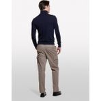 Sisley Koton Karışımlı Dik Yaka Kazak Erkek Lacivert Kazak - 324A10f2s2244