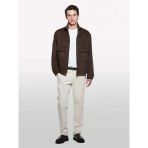 Sisley Pamuk Karışımlı Dar Kesim Cepli Kadife Chino Pantolon Erkek 0L8 Pantolon - 324A41znsf04r