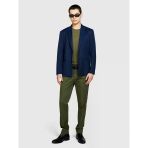 Sisley Pamuk Karışımlı Dar Kesim Chino Pantolon Erkek Yeşil Pantolon - 325P4aıhsf021