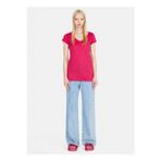 Sisley Pamuk Modal Karışımlı V Yaka T-Shirt Kadın Düzenlenecek T-Shirt - 324P3tnhl400e