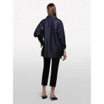 Sisley Pamuk Ve Liyosel Karışımlı Çıtçıtlı Denim Gömlek Kadın Açık Mavi Gömlek - 325A547zlq09d