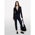 Sisley Slim Fit Gabardin Pantolon Kadın Lacivert Pantolon - 324A4aı655ah6