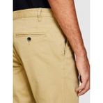 Sisley Slim Fit Vintage Efekt Chino Pantolon Erkek Bej T-Shirt - 323A4DM6SF02Y - 46