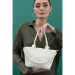 Sisley SLY207 Beyaz Kadın El Çantası
