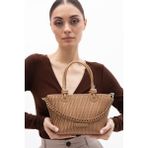 Sisley SLY207 Camel Kadın El Çantası