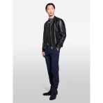 Sisley Streç Pamuklu Logolu Slim Fit Chino Pantolon Erkek Lacivert Pantolon - 325P41c4sf052