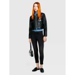 Sisley Streç Pamuklu Yüksek Bel Dar Paça Denim Pantolon Kadın Lacivert Pantolon - 324P4rr3575v7