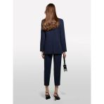 Sisley Streç Viskozlu Tek Düğmeli Regular Fit Blazer Ceket Kadın Lacivert Ceket - 325A2kvxlw025