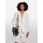Sisley Streç Viskozlu Tek Düğmeli Regular Fit Blazer Ceket Kadın Pembe Ceket - 325A2KVXLW025 - 38