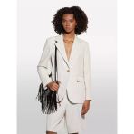 Sisley Streç Viskozlu Tek Düğmeli Regular Fit Blazer Ceket Kadın Pembe Ceket - 325A2kvxlw025