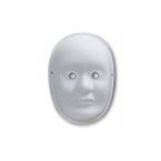 Şişman Surat Puti Karton Maske
