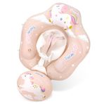 Şişme Bebek Yüzme Şamandıra Bebek Yüzme Şamandıra Halkası Sevimli Bebek Havuzu Şamandıra Havuz ları 6-24 Ay için Bebek Erkek Kız Swim Trainer Mini Hava Pompası ile Şamandıra YOUMAXE