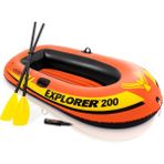 Şişme Bot Seti - Intex - Explorer 200 - 185CM - 2 Kişilik (58331) - . - Çok Renkli
