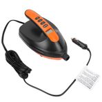 Şişme Hava pompası Dijital basınç LCD Ekran, Ve Kürek kartı Için Yüksek basınç Taşınabilir 12V Pompa, Esnek Kanal adaptörü Ile şişme çadır Için Ideal, Naylon Hava Hortumu Ve