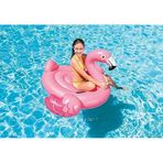 Şişme Pembe Flamingo Deniz Yatağı – 178X135X97 cm | Tutma Kulplu Dev Havuz Oyuncağı
