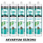 Sista Akvaryum Silikonu (Şeffaf) 340 gr 5 Ad ( Yeni Tarihli ) Akvaryum