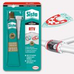 Sista Rtv Silikon Kırmızı Sıvı Conta Tüp 50Gr Kırmızı