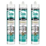 Sista Üniversal Silikon Şeffaf 280ML 3 Adet - 280 ml