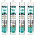 Sista Üniversal Silikon Şeffaf 280ML 4 Adet