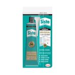 Sista Universal Silikon, Üstün kalite%100 Beyaz Silikon, Mutfak, Banyo ve Pencereler İçin Hızlı Kuruyan Dolgu Macunu, Sararma ve Küflenme Yapmaz, 50 gr Tüp