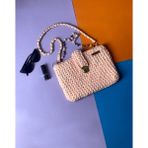 Sistaful Handmade El Örgüsü Pembe Omuz Çantası - 044-Pembe
