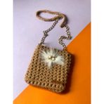 Sistaful Handmade El Örgüsü Postacı Çapraz Çanta - Bej