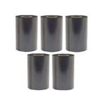 Sistem Etiket 90mm X 300 Metre Wax Ribon 5 Adet Siyah