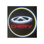 Sistem Led Market Chery Araçlar Için Mesafe Sensörlü Fotoselli Pilli Yapıştırmalı Kapı Altı LED Logo