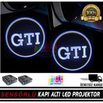 Sistem Led Market Volkswagen Gtı Pilli Yapıştırmalı Kapı Altı Led Logo