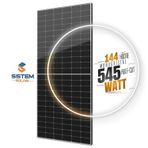 Sistem Solar 545W Watt Güneş Paneli Monokristal 144 Hücre Solar Panel
