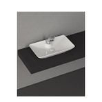 Sistema Y Clear Tezgah Üzeri Lavabo 65 Cm Beyaz Extra Dekorsuz Delikli 10sy50065