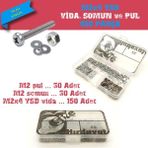 Site Hırdavat M2x4 YSB 450 Parça Vida Somun Pul Seti
