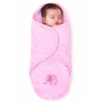 Sitilin 0-4 Ay Bebek Için %100 Pamuk Kundak, Cırt Cırtlı, Yumuşak Penye Kumaş, Nefes Alan Kumas STL7141 - Pembe - 0 - 3 Ay