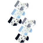 sitilin 6 Çift Erkek Bebek Çorap 0-9 Ay STL6006