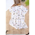 Sitilin Kız Erkek Bebek Unisex Pazen Kundak Battaniye STL6595 - Pembe - 0 - 1 Yaş