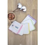 Sitilin Organik % 100 Pamuk Bebek Ağız Silme Mendili 10'lu Bebek Mendil STL6061