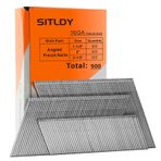 SITLDY 16 Ayar Açılı Çiviler, 20 Derece, 900'lü Paket (1-1/4", 2", 2-1/2", Boyut Başına 300), Galvanizli Çeşitli Boyutlarda Proje Paketi