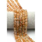 Sitrin Doğal Taş Dizi 8 Mm Küre Kesim - Dz-0882