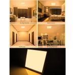 Sıva Üstü 60CMX60CM LED Panel, Oturma Odası Avize, 60X60 LED Avize, 54 Watt, Homojen Gün Işığı 4000K - 3200K - Gün Işığı