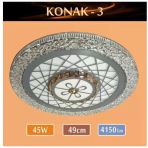Sıva Üstü Led Panel 45W 49 Cm Çapında Model Konak-3 Led Avize