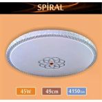 Sıva Üstü Led Panel 45W 49 Cm Çapında Model Spıral Led Avize