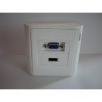 Sıva Üstü Vga+Usb2.0 Duvar Prizi