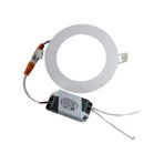 Sıvaaltı Beyaz Gömme Led Panel-spot Lamba Işık Gücü:6w Dış Çap:12 Cm Delik Çap:10,5 Cm Led Panel 1 Adet